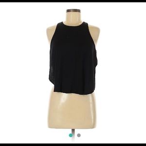 Black Free People Tank Top with Open Sides- Size M